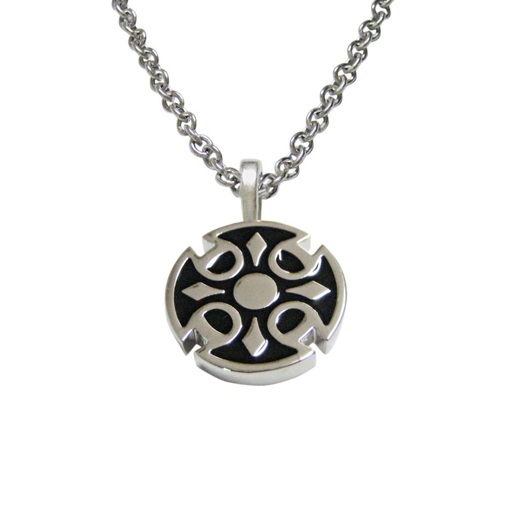 Round Celtic Design Necklace